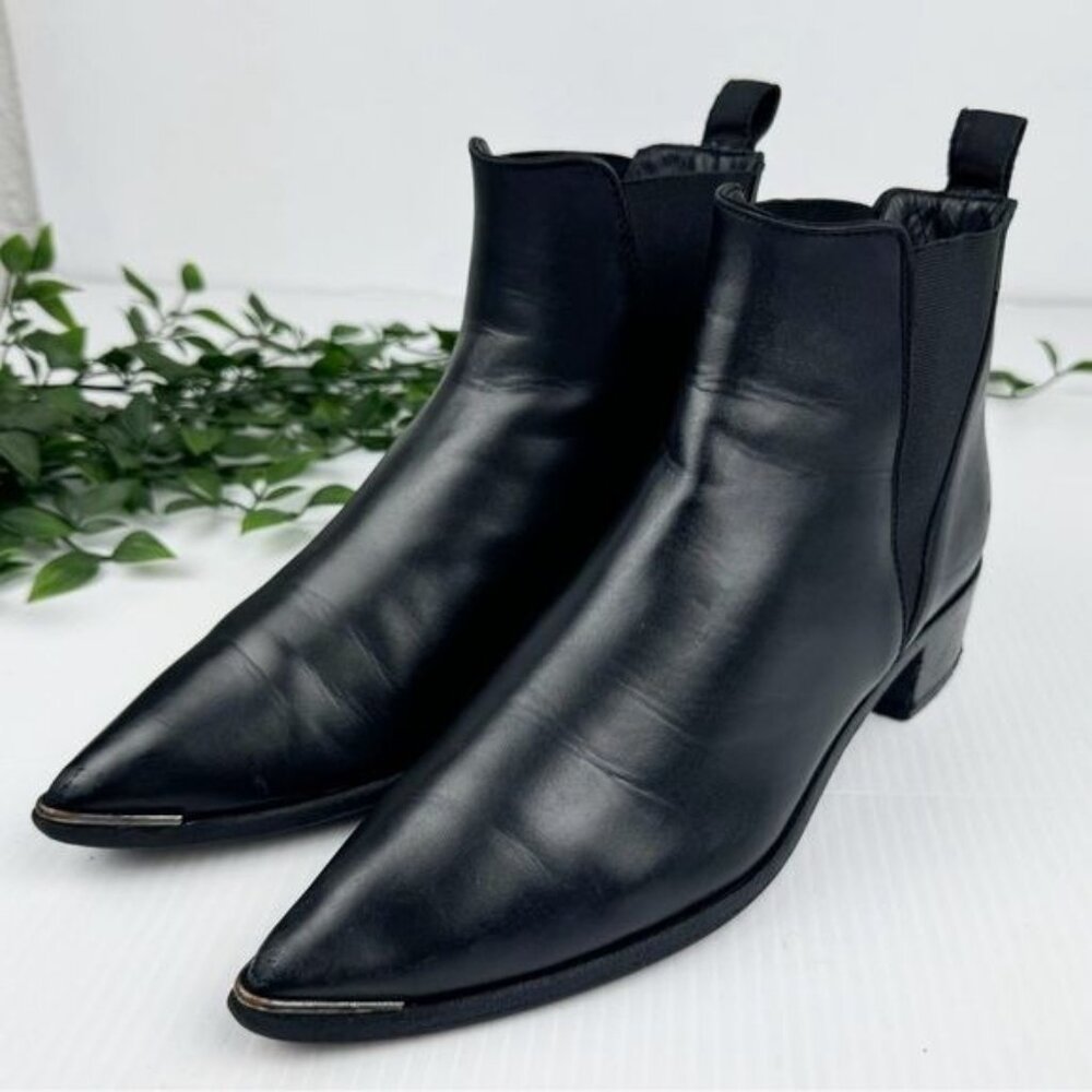 Acne Studios Black Jensen Ankle Boots 6.5 - Picture 10 of 10
